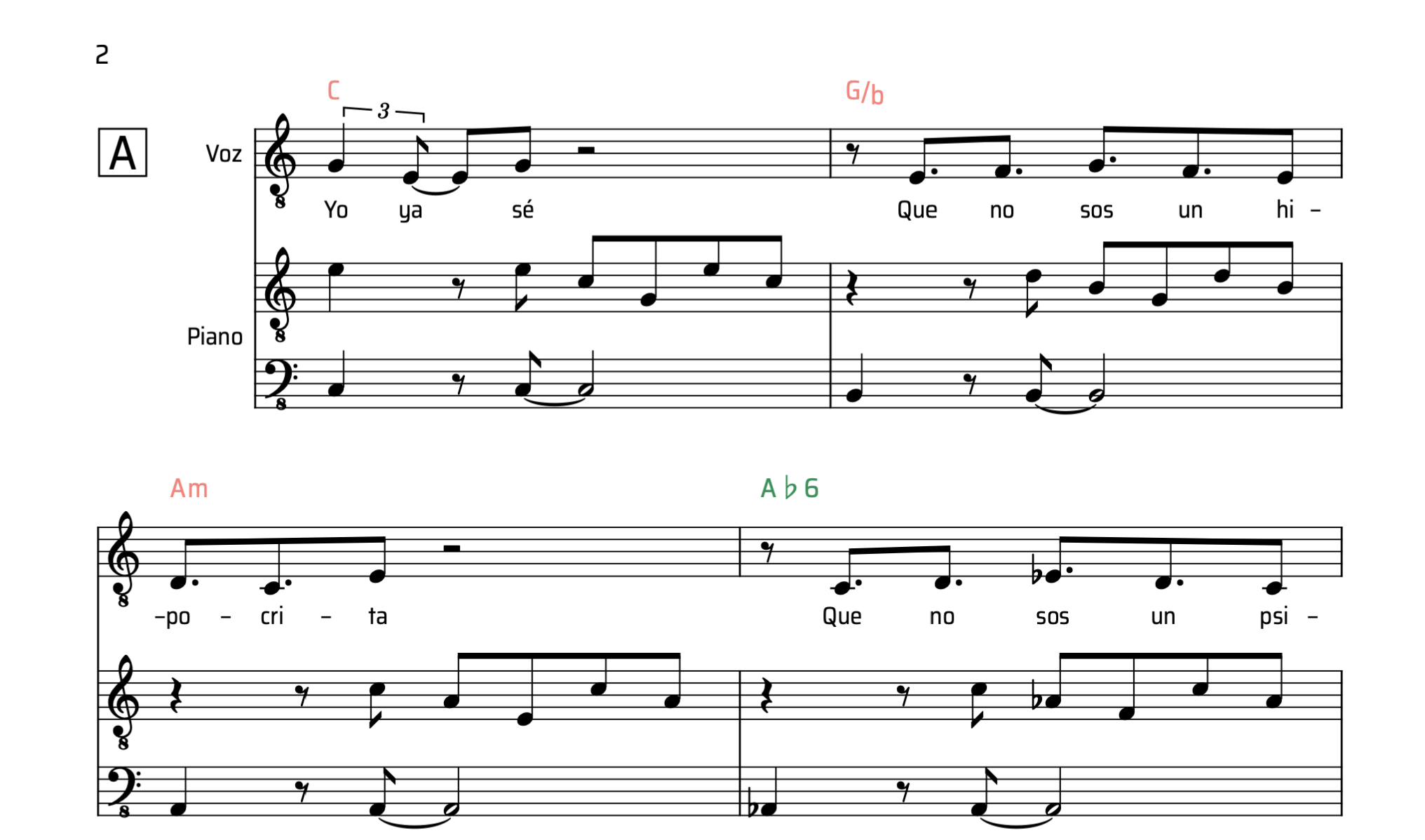 Charly Garcia - Yo ya se (Partitura FULL) - Image 3